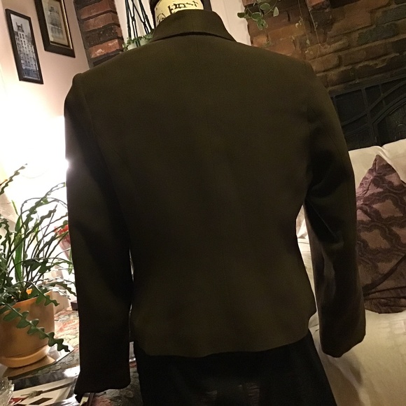 Blacker by Stanley Blacker Women’s Silk Wool Blazer / Jacket Size 10P - Picture 3 of 10